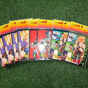 Vintage 1999 DRAGONBALL Z Sticker packs (8 total) - Brand New